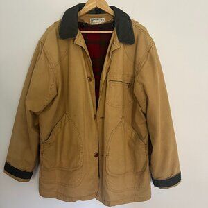 L.L. Bean Original Field Chore Barn Coat Lined Vintage Work Outdoor - Large